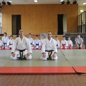 Démonstration de karate à la « Journée sportive » de la commune d’Evere