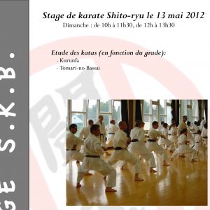 Stage Shitokai Belgium @ Havré
