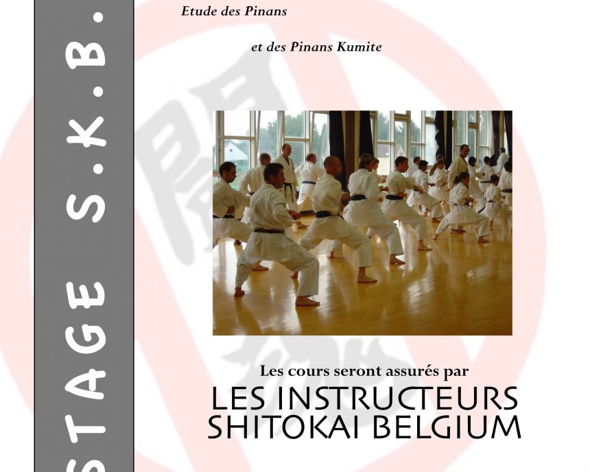 Le Shitokai Karate Evere au stage « Shitokai Belgium »