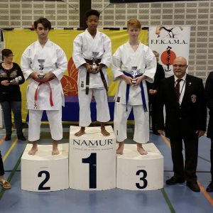3 podiums au “Championnat Francophone”